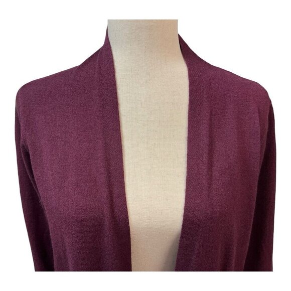 Evolution by Cyrus Womens Cardigan~Size Med~Burgundy Soft Open Front~NWT L1 06 - Picture 3 of 10